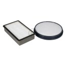 Filterset ZR-005901 Abluftfilterkassette Lamellenfilter + Rundfilter kompatibel mit  Rowenta für Bodenstaubsauger