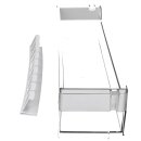 LUTH Premium Profi Parts Flaschenfach Absteller im Set mit Flaschenhalter Haltekamm kompatibel mit Bosch Siemens für Kühlschrank 00704703 00791396