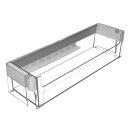 LUTH Premium Profi Parts Flaschenfach Absteller im Set mit Flaschenhalter Haltekamm kompatibel mit Bosch Siemens für Kühlschrank 00704703 00791396