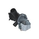 Ablaufpumpe kompatibel mit Whirlpool 481010584942 Plaset mit Pumpenkopf und Sieb für Waschmaschine
