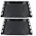 LUTH Premium Profi Parts 2 Stück Backblech 465x375 kuchenplatte Emailliert kompatibel mit Bosch Siemens Constructa 00662999 662999 17008354 für Backofen blech Herd