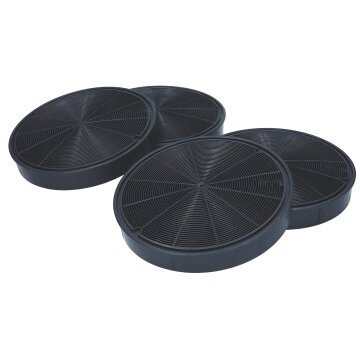 4x Kohlefilter Aktivkohlefilter kompatibel mit Bosch Siemens 00748732 00748733 AEG 9029793578 Whirlpool 484000008674 für Dunstabzugshaube - LUTH Premium Profi Parts