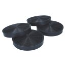 4x Kohlefilter Aktivkohlefilter kompatibel mit Bosch Siemens 00748732 00748733 AEG 9029793578 Whirlpool 484000008674 für Dunstabzugshaube - LUTH Premium Profi Parts
