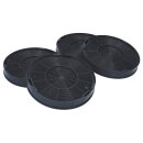 4x Kohlefilter Aktivkohlefilter kompatibel mit Bosch Siemens 00748732 00748733 AEG 9029793578 Whirlpool 484000008674 für Dunstabzugshaube - LUTH Premium Profi Parts