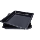 2x Backblech hoch emailiert 426x360x42mm kompatibel mit AEG 387028820 für Backofen Herd