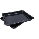 2x Backblech hoch emailiert 426x360x42mm kompatibel mit AEG 387028820 für Backofen Herd