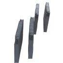 LUTH Premium Profi Parts 4x Kohlefilter Aktivkohlefilter 140mm kompatibel mit Zanussi 50290660005 9029793552 E3CFF70 ZHP 615 X Faber EFF70 für Dunstabzugshaube