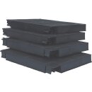 LUTH Premium Profi Parts 4x Kohlefilter Aktivkohlefilter 140mm kompatibel mit Zanussi 50290660005 9029793552 E3CFF70 ZHP 615 X Faber EFF70 für Dunstabzugshaube