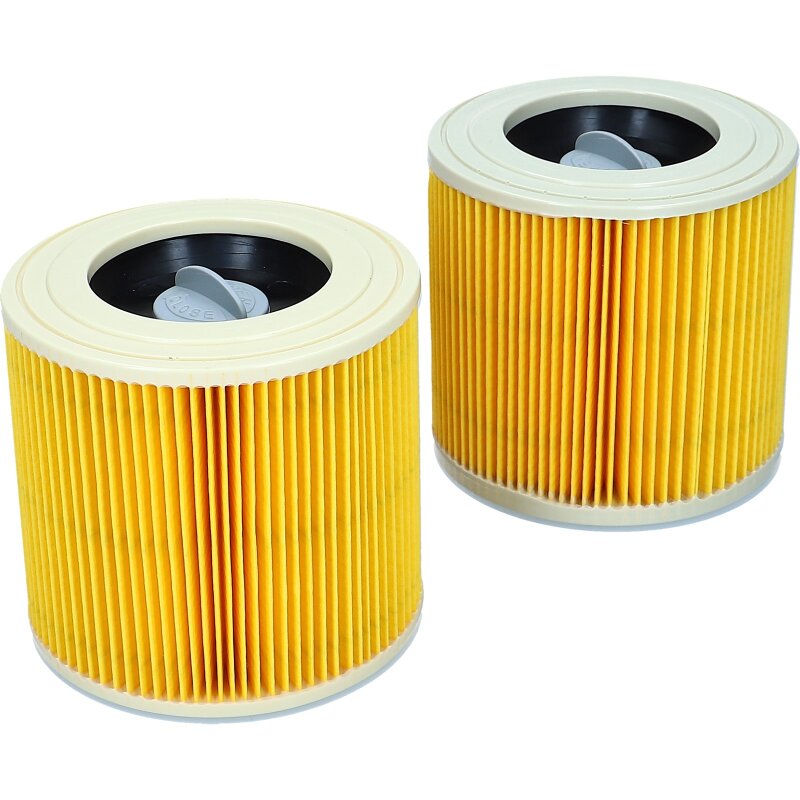 Product Image for 2 Stück Filter Patronenfilter Luftfilter kompatibel mit Kärcher Staubsauger Nass-Trockensauger Lamellenfilter für Mehrzwecksauger 6.414-552.0 WD 2 WD 