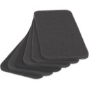 6x Schwammfilter Schaumstoff Filter kompatibel mit Candy Hoover für Wärmetauscher Trockner Wärmepumpentrockner 40006731