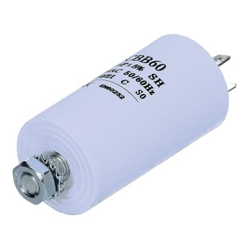 Kondensator Anlaufkondensator Motorkondensator 7 µF uF 450V mit AMP-Steckfahnen