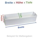 Bauknecht Türfach mitte 481010702743 für Kühlschrank Kühlgefrierkombination