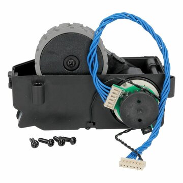 LUTH Premium Profi Parts Rad links kompatibel mit Ecovacs 10001012 für Staubsauger-Roboter