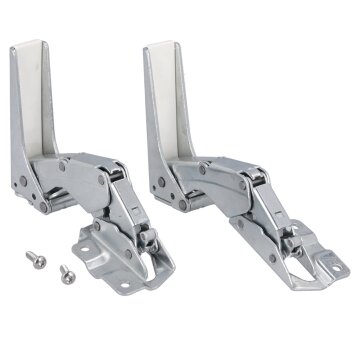 LUTH Premium Profi Parts Türscharnier Set oben unten kompatibel mit Beko 5838110300 5838110400 für Kühlschrank
