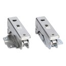 LUTH Premium Profi Parts Türscharnier Scharnier Set oben + unten kompatibel mit Bauknecht Whirlpool 481231018626 488000636779 Indesit C00636779 für Kühlschrank Gefrierschrank