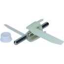 2x LUTH Premium Profi Parts Durchlaufschnitzler Flügel Mitnehmerl für Schnitzelwerk 160 mm kompatibel mit Bosch MUM5 MUMVH MUMVC HomeProfessional 00630760 630760 für Küchenmaschine