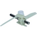 2x LUTH Premium Profi Parts Durchlaufschnitzler Flügel Mitnehmerl für Schnitzelwerk 160 mm kompatibel mit Bosch MUM5 MUMVH MUMVC HomeProfessional 00630760 630760 für Küchenmaschine