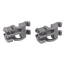 Lager Set für Unterkorbeinsatz kompatibel mit Whirlpool 481010600198 Indesit C00314875 für Teller Klappstacheln Geschirrspüler Spülmaschine