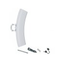 LUTH Premium Profi Parts Türgriff kompatibel mit AEG 405523773/1 Set mit Schließnase Achse Feder für Trockner