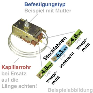 Thermostat Liebherr 6151637 Ranco K50Bs5816/000 für 