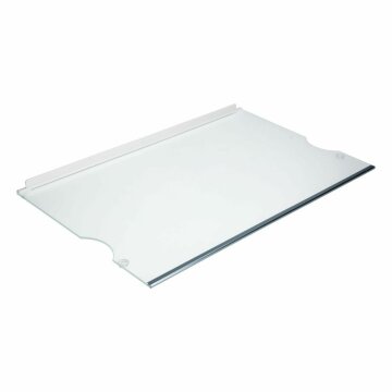 Glasplatte Liebherr 7272658 480X305mm mit Leisten für Kühlschrank Kühlgefrierkombination