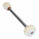 LUTH Premium Profi Parts Achse mit Zahnrädern für Ständeroberteil kompatibel mit Bosch 00645262 für Handmixer