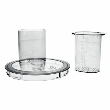 LUTH Premium Profi Parts Deckel mit Einfüllstößel für Durchlaufschnitzler kompatibel mit Bosch 12018135 an Küchenmaschine