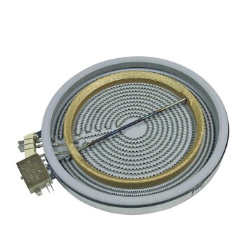 Strahlheizkörper Zweikreis Ø 225/170mm 2400/1500W Siemens 00494747 EGO 10.53213.494 für Kochfeld Herd