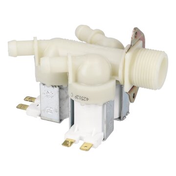 Universal Magnetventil 3-fach 180°11,5mmØ Waschmaschine Spülmaschine u.a. für Foron 620005503