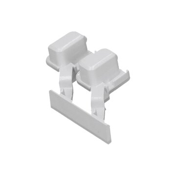 Bauknecht Whirlpool Taste Tastenkappe weiß 2-fach für Waschmaschine 481071425541