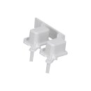 Bauknecht Whirlpool Taste Tastenkappe weiß 2-fach für Waschmaschine 481071425541