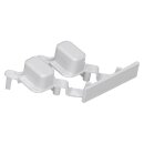 Bauknecht Whirlpool Taste Tastenkappe weiß 2-fach für Waschmaschine 481071425541