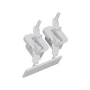 Bauknecht Whirlpool Taste Tastenkappe weiß 2-fach für Waschmaschine 481071425541