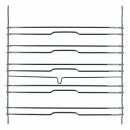 Haltegitter Whirlpool 481010762741 für Backbleche Roste Backofen