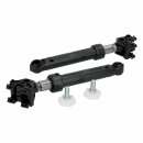 LUTH Premium Profi Parts Stoßdämpferset 120N kompatibel mit Bauknecht 481252918042 für Waschmaschine Toplader