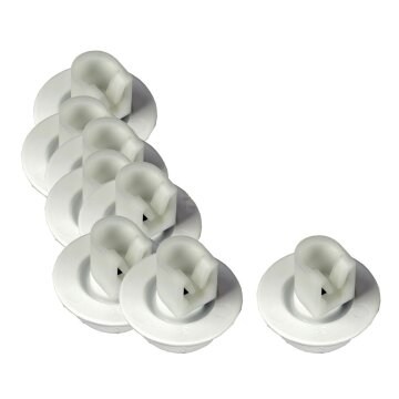 8x Korbrolle Rolle Rad Unterkorb Spülmaschine für Electrolux 5027905900