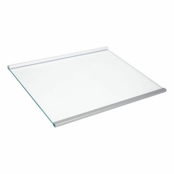 LUTH Premium Profi Parts Glasplatte oben mit Leisten für Gefrierteil kompatibel mit LG AHT74413803 für KühLGefrierkombination Sidebyside