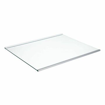 LUTH Premium Profi Parts Glasplatte oben für Kühlteil kompatibel mit LG AHT74413801 mit Leisten für KühLGefrierkombination
