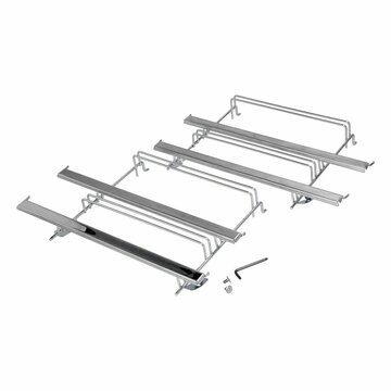 LUTH Premium Profi Parts Auszugsschienen Set für 2 Backbleche Roste kompatibel mit Bosch 00464969 in Backofen
