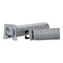 Original Siemens Türfedern Türscharnier Federn Farbcode Schwarz inkl. Seilzüge für Geschirrspüler 00754869 754869