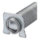 Original Siemens Türfedern Türscharnier Federn Farbcode Schwarz inkl. Seilzüge für Geschirrspüler 00754869 754869