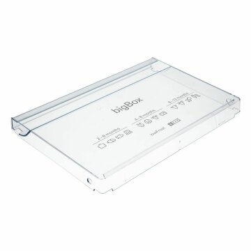 Schubladenblende Bigbox für Gefrierteil Siemens 00743287 in Kühlgefrierkombination