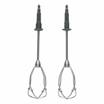 LUTH Premium Profi Parts Rührbesen kompatibel mit Bosch 12008174 Comfort Set rechts links mit Kügelchen für Handmixer