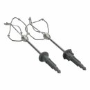 LUTH Premium Profi Parts Rührbesen kompatibel mit Bosch 12008174 Comfort Set rechts links mit Kügelchen für Handmixer