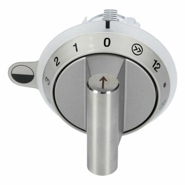 LUTH Premium Profi Parts Drehknopf links für Kochstelle kompatibel mit Gaggenau 00646346 an induktionskochfeld