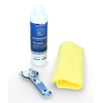 Bosch Reinigungsset Pflegeset für Glaskeramik- und Induktions-Kochfeld 3-teilig 311502 00311502 00311900