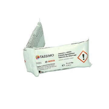 Original Bosch Entkalkungstabletten 4 Stk. für Kaffeemaschine Kapselautomat 00311909 311909