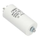Kondensator Anlaufkondensator CBB60 25,00µF Mikrofarad 450V mit 6,3 mm Steckfahnen