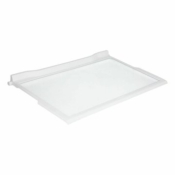 Glasplatte oben Whirlpool 481010643010 474X288mm mit Rahmen für Kühlschrank Kühlgefrierkombination