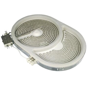Heizkörper Strahlheizkörper Glaskeramikkochfelder für Bosch Balay Constructa Siemens Neff 00445833 445833 oval 260x165mm 2400/1600W 230V